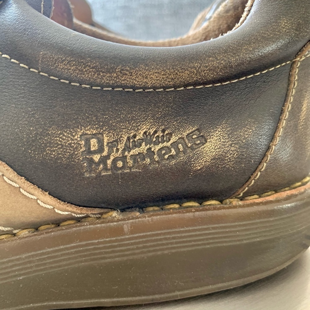 Dr Martens Leather Lace-up Oxford shoes Y2k DM Chunky hipster Docs UK5 M6 W7 - Picture 5 of 9